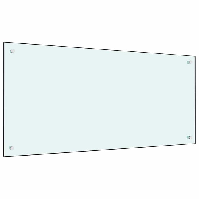 Spate de bucătărie 2 pcs Alb 100 x 50 cm sticlă securizată - WALTI WALTI