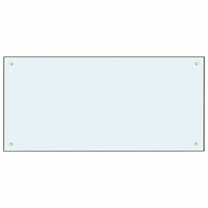 Spate de bucătărie 2 pcs Alb 100 x 50 cm sticlă securizată - WALTI WALTI