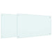 Spate de bucătărie 2 pcs Alb 100 x 60 cm sticlă securizată - WALTI WALTI