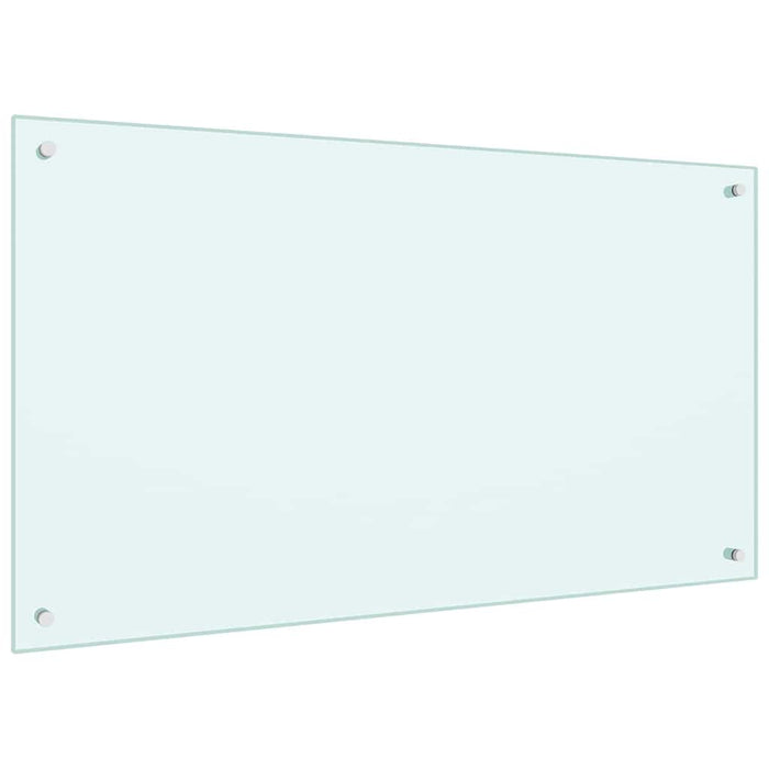 Spate de bucătărie 2 pcs Alb 100 x 60 cm sticlă securizată - WALTI WALTI