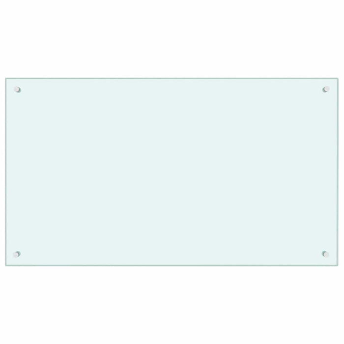 Spate de bucătărie 2 pcs Alb 100 x 60 cm sticlă securizată - WALTI WALTI