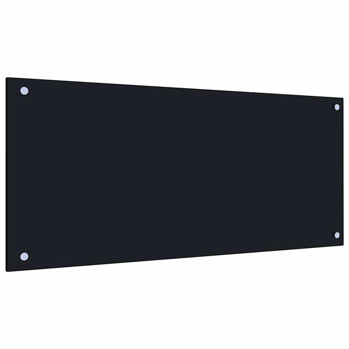 Spate de bucătărie 2 pcs Negru 90 x 40 cm sticlă securizată - WALTI WALTI