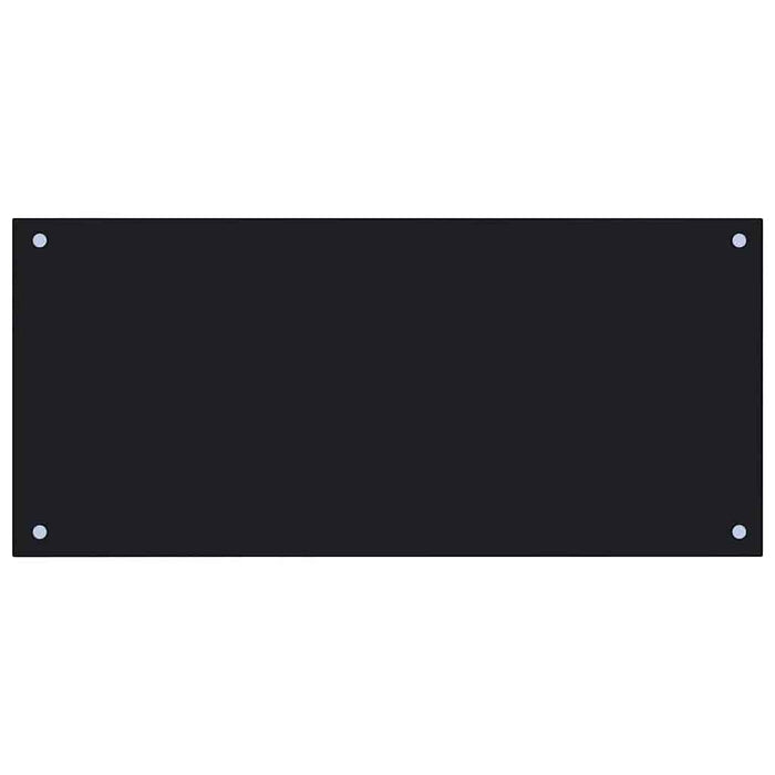 Spate de bucătărie 2 pcs Negru 90 x 40 cm sticlă securizată - WALTI WALTI
