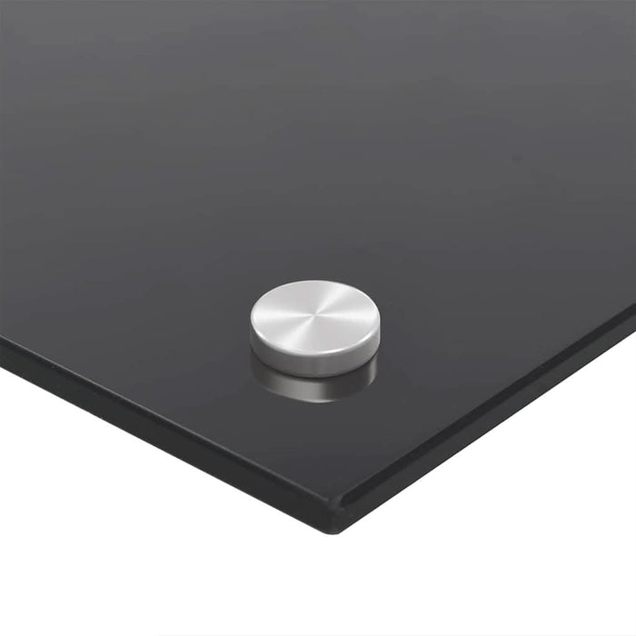 Spate de bucătărie 2 pcs Negru 90 x 60 cm sticlă securizată - WALTI WALTI