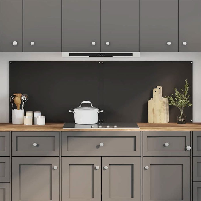 Spate de bucătărie 2 pcs Negru 90 x 60 cm sticlă securizată - WALTI WALTI