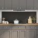 Spate de bucătărie 2 pcs Negru 90 x 60 cm sticlă securizată - WALTI WALTI