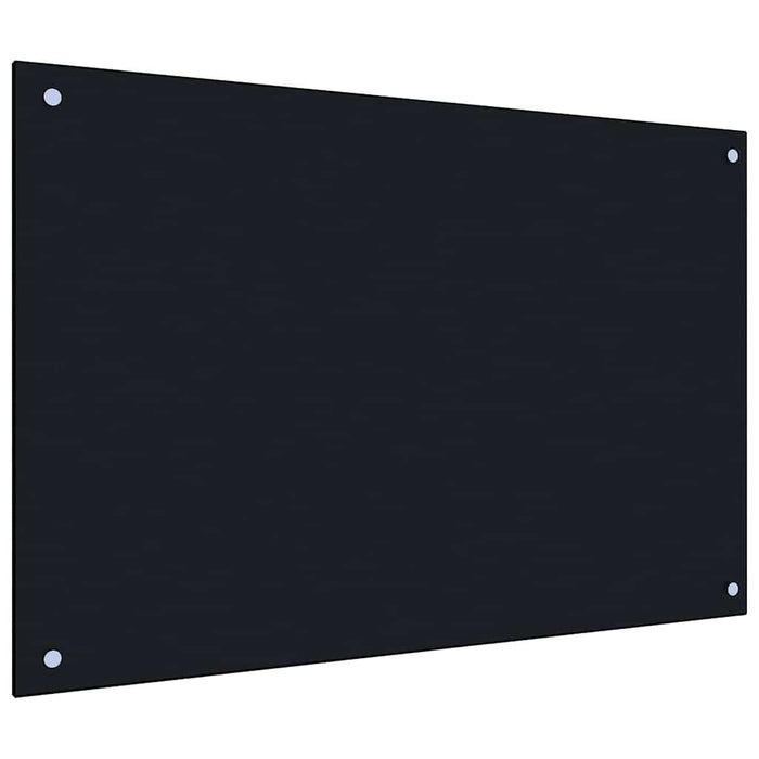 Spate de bucătărie 2 pcs Negru 90 x 60 cm sticlă securizată - WALTI WALTI