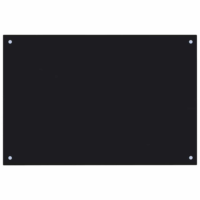 Spate de bucătărie 2 pcs Negru 90 x 60 cm sticlă securizată - WALTI WALTI