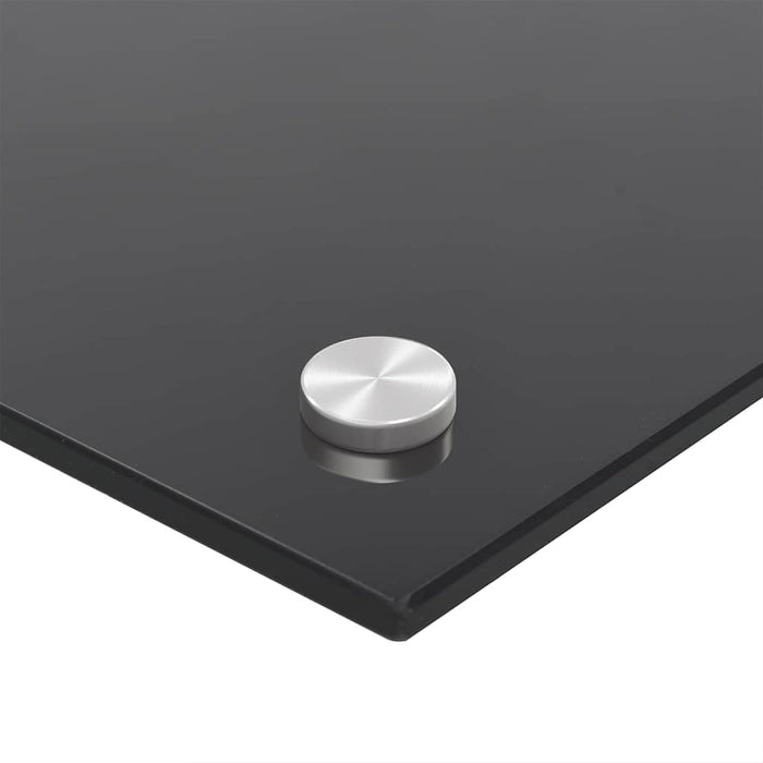 Spate de bucătărie 2 pcs Negru 100 x 40 cm sticlă securizată - WALTI WALTI