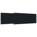 Spate de bucătărie 2 pcs Negru 100 x 40 cm sticlă securizată - WALTI WALTI