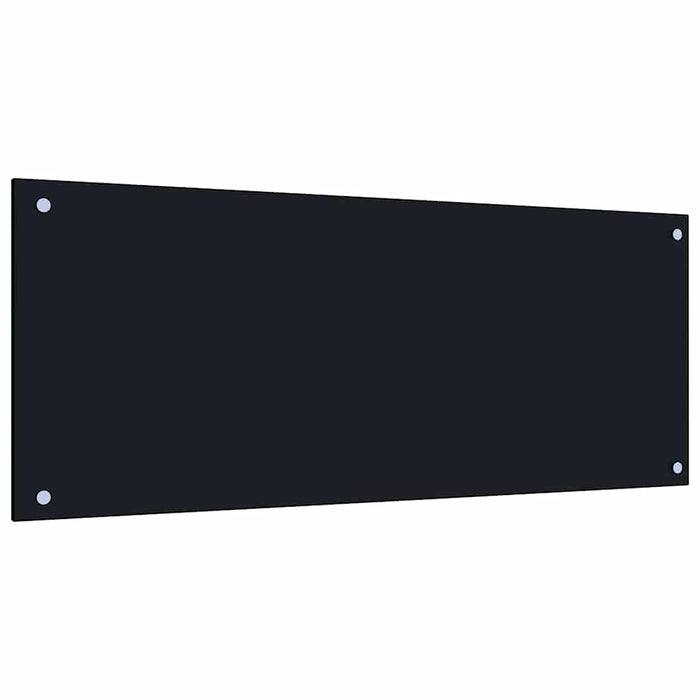 Spate de bucătărie 2 pcs Negru 100 x 40 cm sticlă securizată - WALTI WALTI