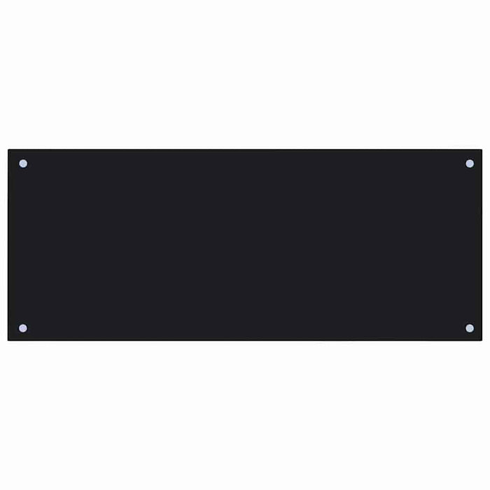 Spate de bucătărie 2 pcs Negru 100 x 40 cm sticlă securizată - WALTI WALTI