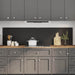 Spate de bucătărie 2 pcs Negru 100 x 50 cm sticlă securizată - WALTI WALTI