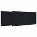 Spate de bucătărie 2 pcs Negru 100 x 50 cm sticlă securizată - WALTI WALTI