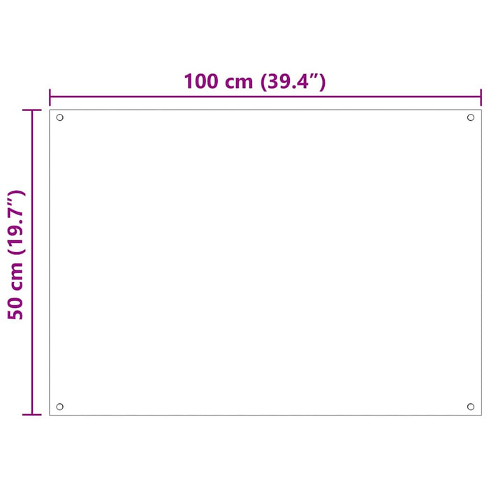 Spate de bucătărie 2 pcs Negru 100 x 50 cm sticlă securizată - WALTI WALTI