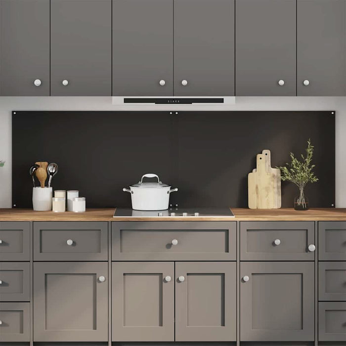 Spate de bucătărie 2 pcs Negru 100 x 60 cm sticlă securizată - WALTI WALTI