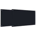 Spate de bucătărie 2 pcs Negru 100 x 60 cm sticlă securizată - WALTI WALTI