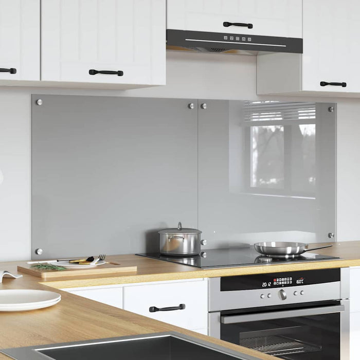 Panou de bucătărie 2 pcs Gri deschis 70 x 60 cm - WALTI WALTI