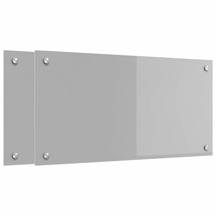 Spate de bucătărie 2 pcs Gri deschis 80 x 40 cm - WALTI WALTI