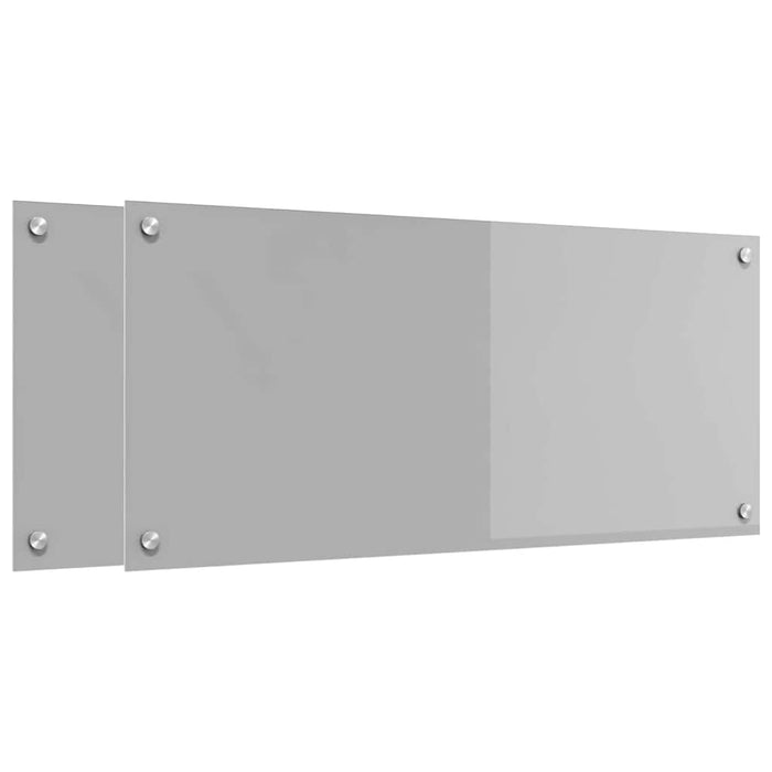 Panou de bucătărie 2 pcs Gri deschis 90 x 40 cm - WALTI WALTI