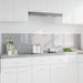 Panou de bucătărie 2 pcs Gri deschis 100 x 40 cm - WALTI WALTI