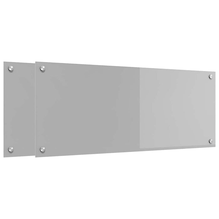 Panou de bucătărie 2 pcs Gri deschis 100 x 40 cm - WALTI WALTI