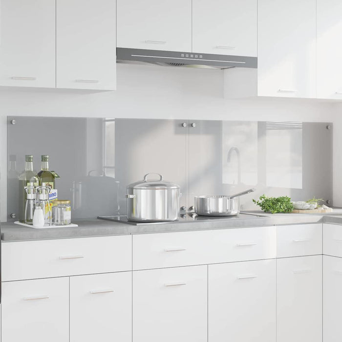 Panou de bucătărie 2 pcs Gri deschis 100 x 50 cm - WALTI WALTI
