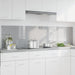 Panou de bucătărie 2 pcs Gri deschis 100 x 50 cm - WALTI WALTI