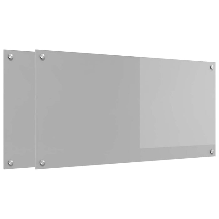 Panou de bucătărie 2 pcs Gri deschis 100 x 50 cm - WALTI WALTI