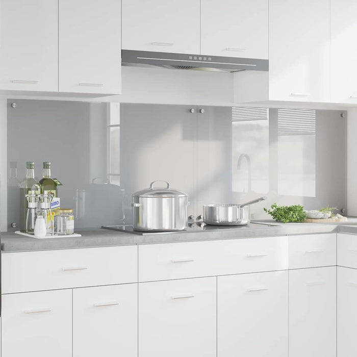 Panou de bucătărie 2 pcs Gri deschis 100 x 60 cm - WALTI WALTI