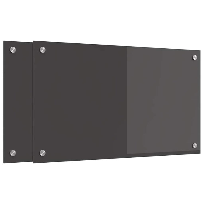 Panou de bucătărie 2 pcs Gri închis 70 x 40 cm - WALTI WALTI