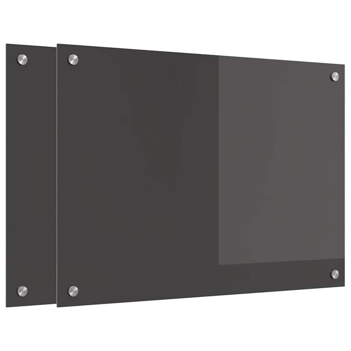 Panou de bucătărie 2 pcs Gri închis 70 x 50 cm - WALTI WALTI