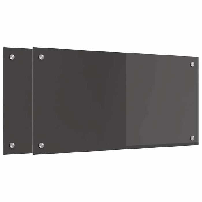 Panou de bucătărie 2 pcs Gri închis 80 x 40 cm - WALTI WALTI