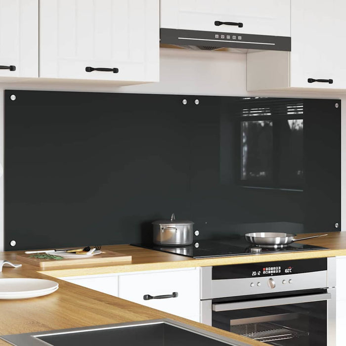 Panou de bucătărie 2 pcs Gri închis 80 x 60 cm - WALTI WALTI
