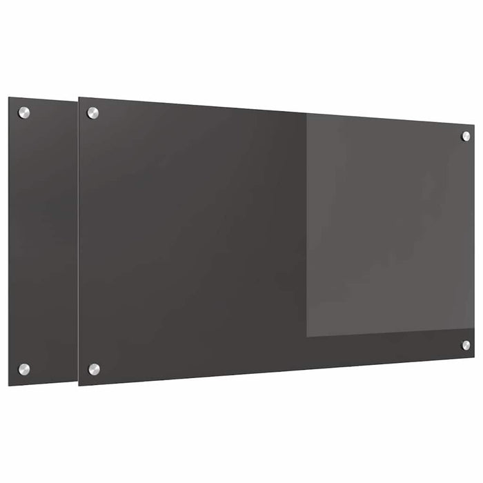 Spate de bucătărie 2 pcs Gri închis 90 x 50 cm - WALTI WALTI