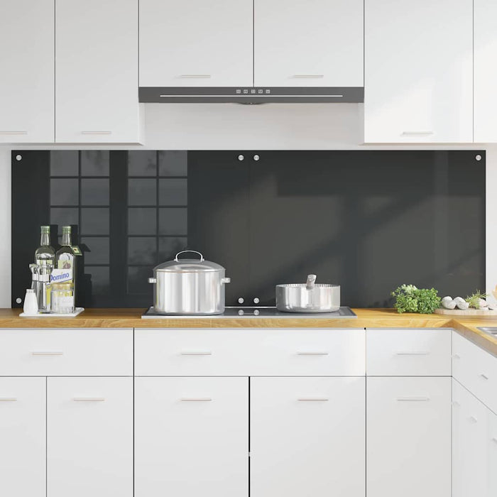 Panou de bucătărie 2 pcs Gri închis 90 x 60 cm - WALTI WALTI