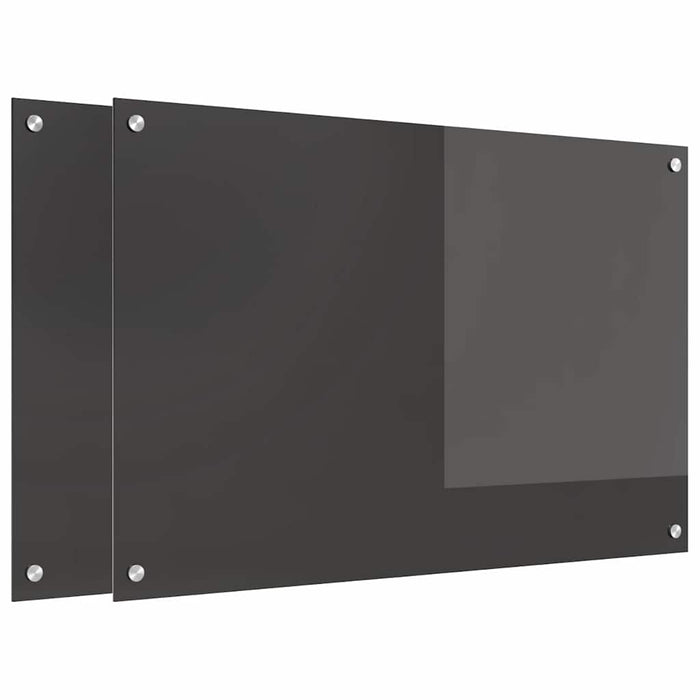 Panou de bucătărie 2 pcs Gri închis 90 x 60 cm - WALTI WALTI