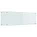 Spate de bucătărie 2 pcs Alb 110 x 40 cm sticlă securizată - WALTI WALTI