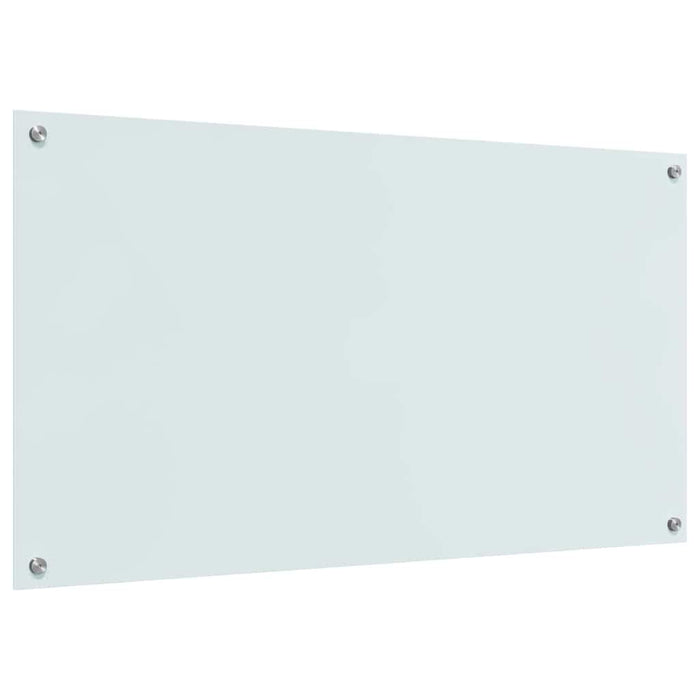 Panou de bucătărie 2 pcs Alb 110 x 60 cm sticlă securizată - WALTI WALTI