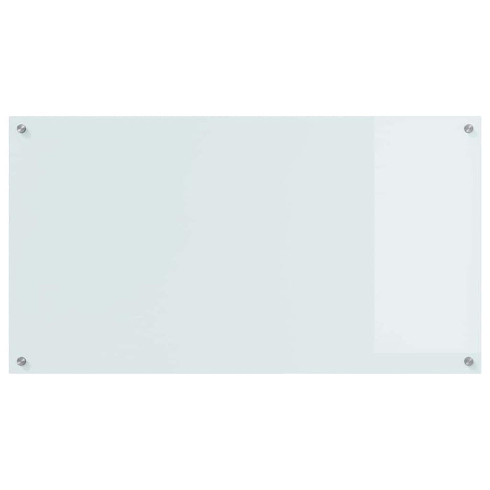 Panou de bucătărie 2 pcs Alb 110 x 60 cm sticlă securizată - WALTI WALTI