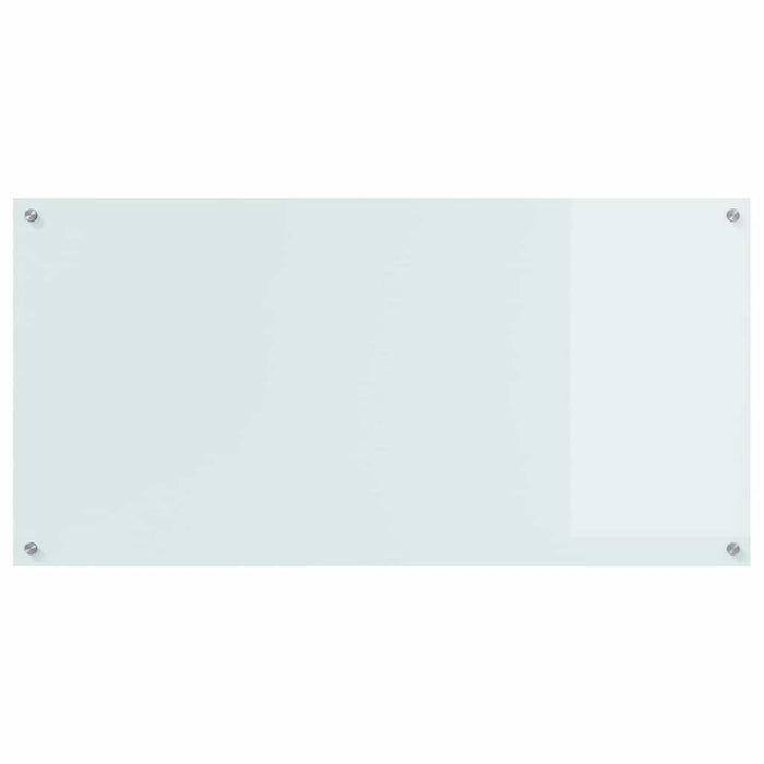 Panou de bucătărie 2 pcs Alb 120 x 60 cm sticlă securizată - WALTI WALTI