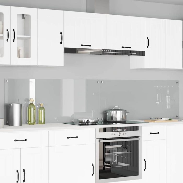 Panou de bucătărie 2 pcs Transparent 120 x 50 cm WALTI