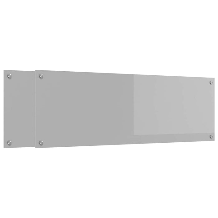 Spate de bucătărie 2 pcs Gri deschis 120 x 40 cm - WALTI WALTI