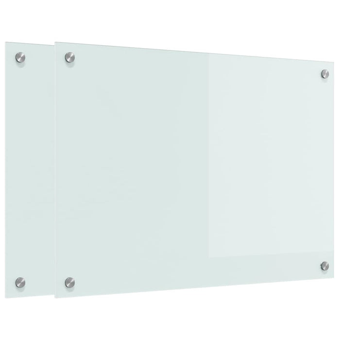 Spate de bucătărie 2 pcs Alb 70 x 50 cm sticlă securizată - WALTI WALTI