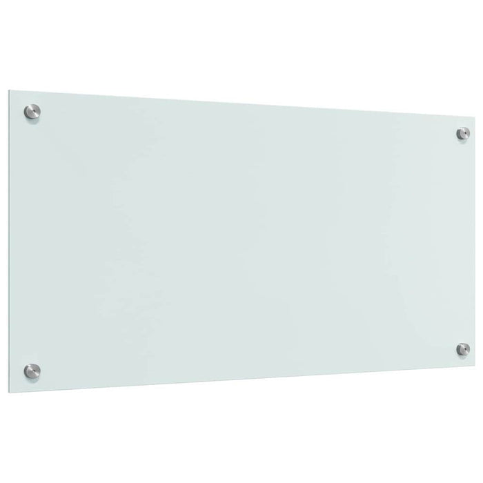 Panou de bucătărie 2 pcs Alb 80 x 40 cm sticlă securizată - WALTI WALTI