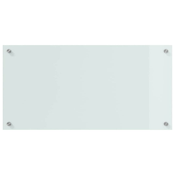 Panou de bucătărie 2 pcs Alb 80 x 40 cm sticlă securizată - WALTI WALTI