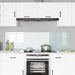 Spate de bucătărie 2 pcs Alb 90 x 50 cm sticlă securizată - WALTI WALTI