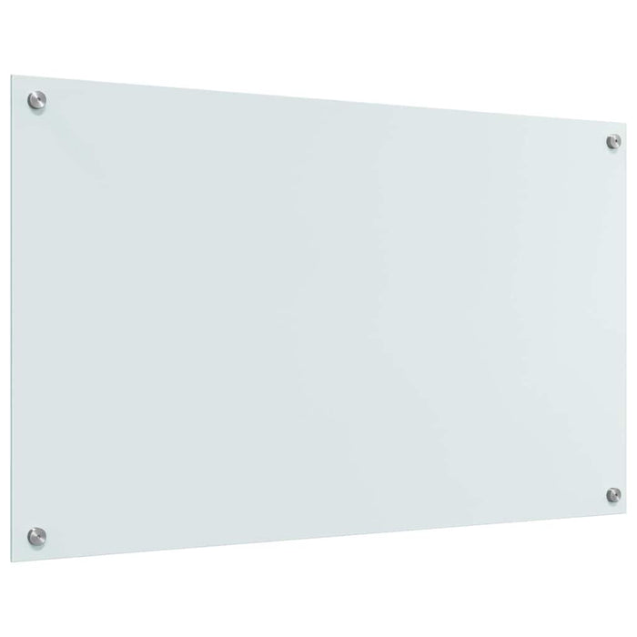 Spate de bucătărie 2 pcs Alb 100 x 60 cm sticlă securizată - WALTI WALTI