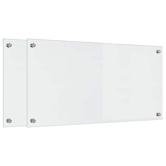 Spate de bucătărie 2 pcs Transparent 80 x 40 cm - WALTI WALTI