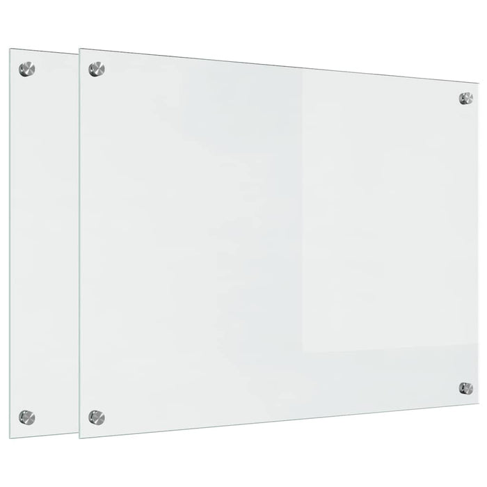 Spate de bucătărie 2 pcs Transparent 80 x 60 cm - WALTI WALTI